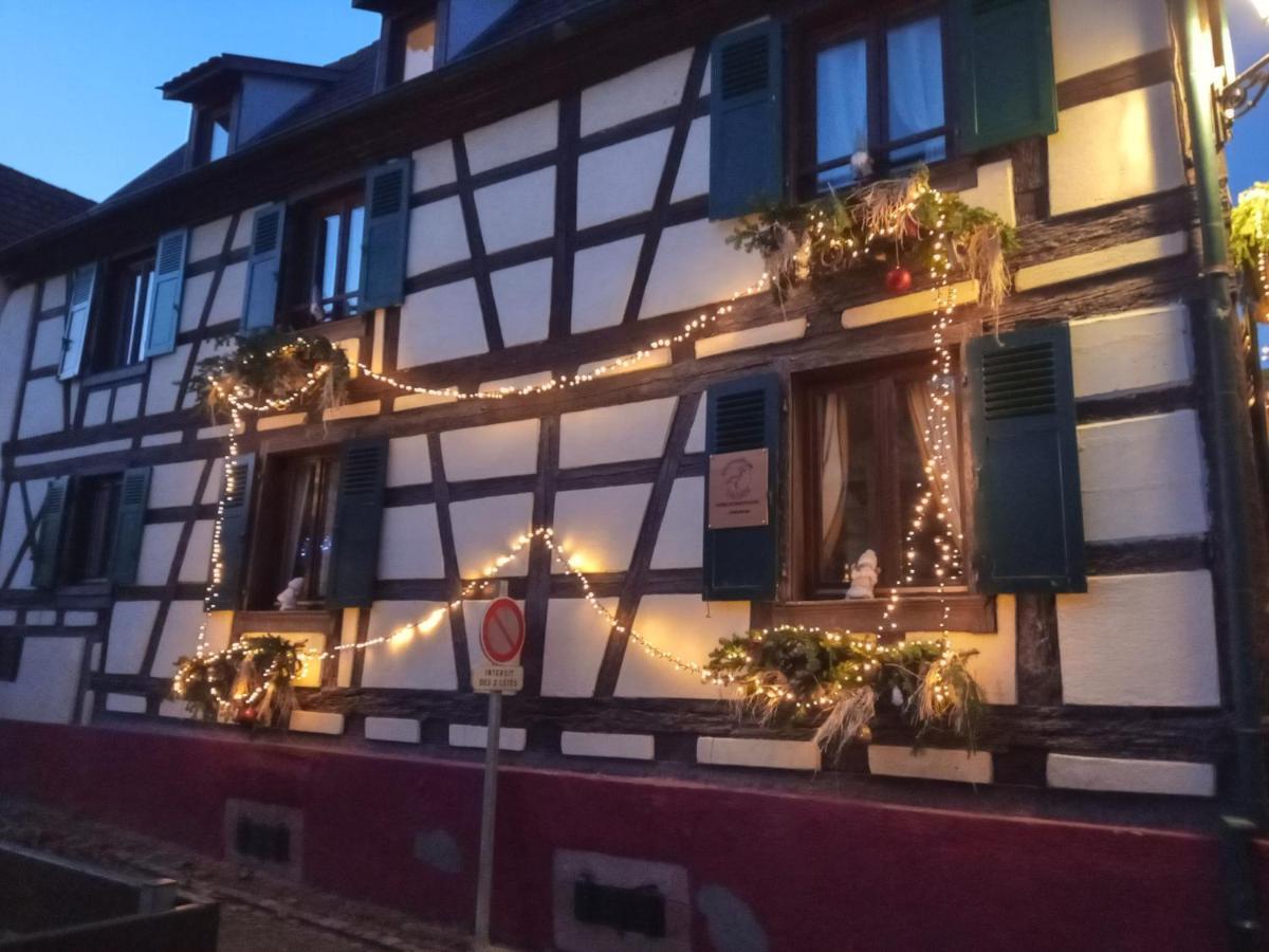 Gites Aux Fines Bulles D'Alsace Spa Privatif En Supplement Бергхейм Экстерьер фото